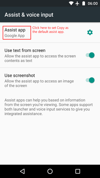 Copy (Text & Screenshots) - Image screenshot of android app