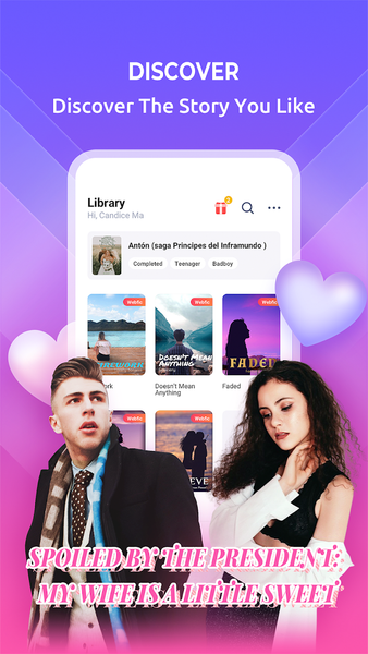 Webfic - Fantastic Reading - عکس برنامه موبایلی اندروید