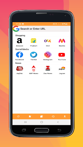 Internet Explorer :Web Browser - Image screenshot of android app