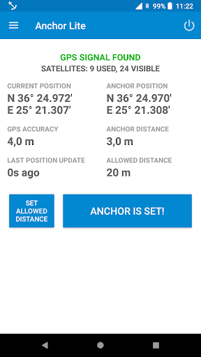 Anchor Watch / Alarm - عکس برنامه موبایلی اندروید