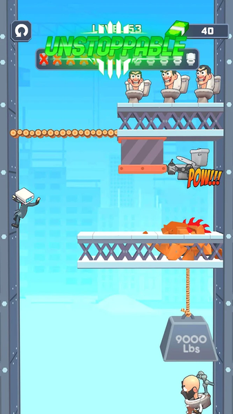 Swing Monster: Decisive Battle - Gameplay image of android game