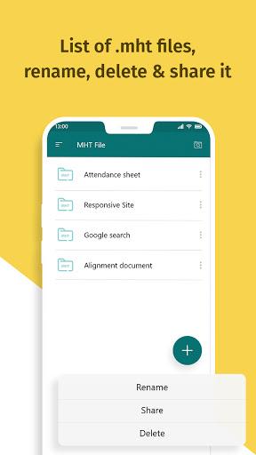 Web to MHTML Viewer - عکس برنامه موبایلی اندروید