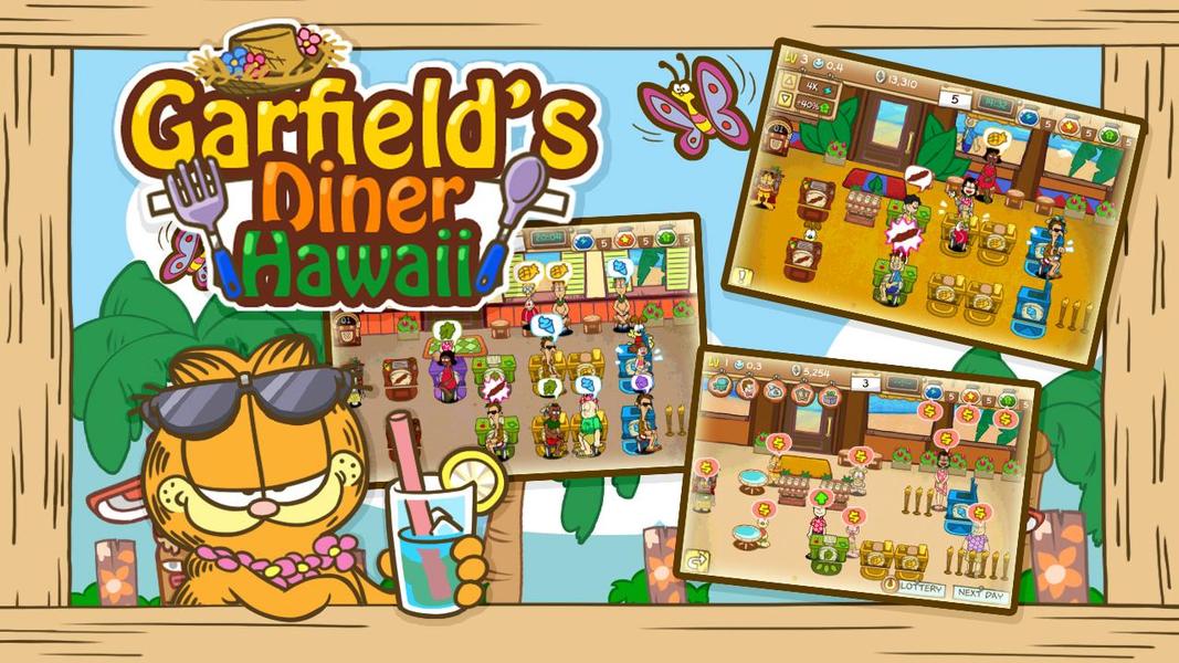 Garfields Diner Hawaii - عکس بازی موبایلی اندروید