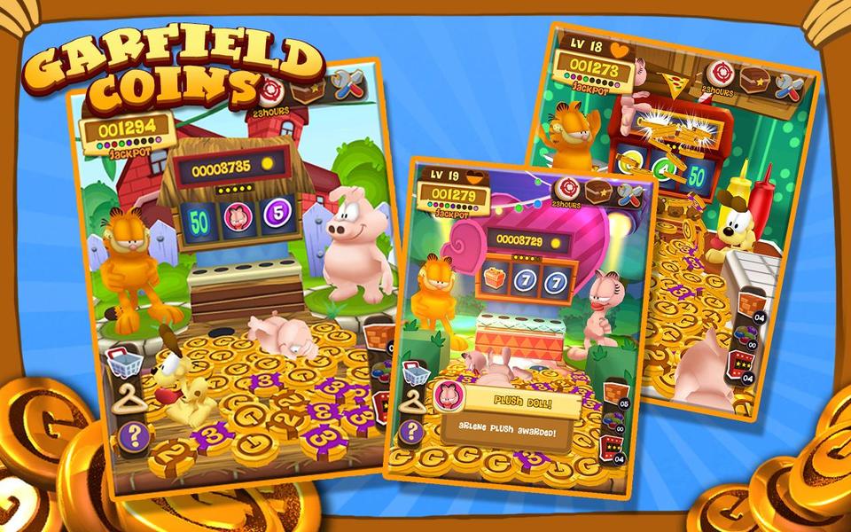 Garfield Coins - Gameplay image of android game