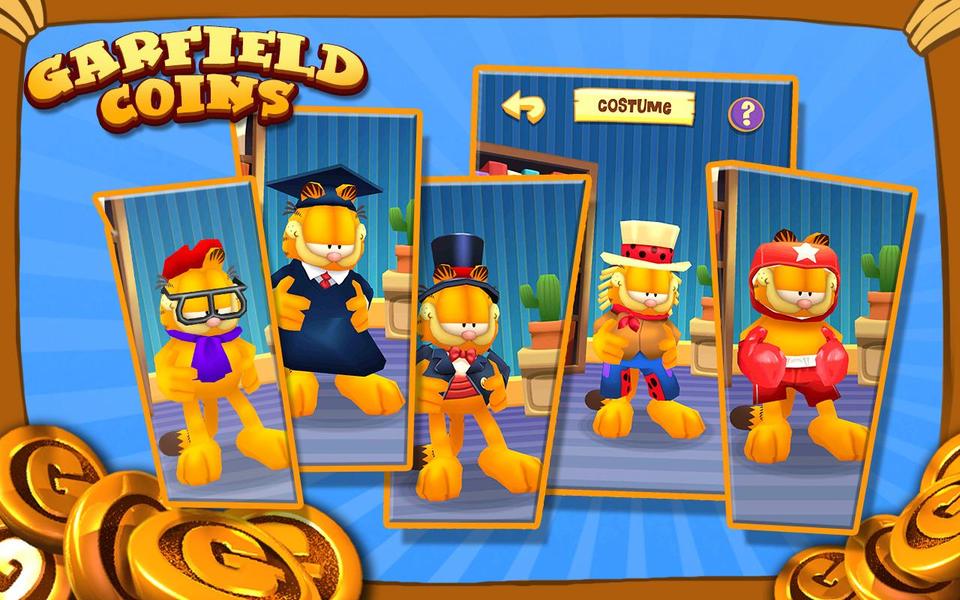 Garfield Coins - Gameplay image of android game