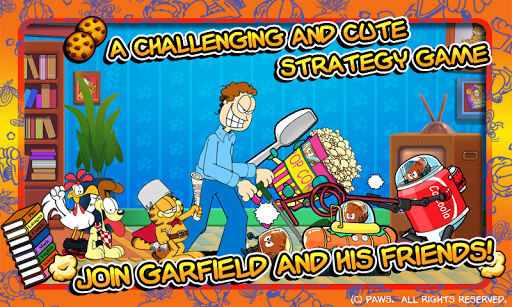 Garfield's Defense - Gameplay image of android game