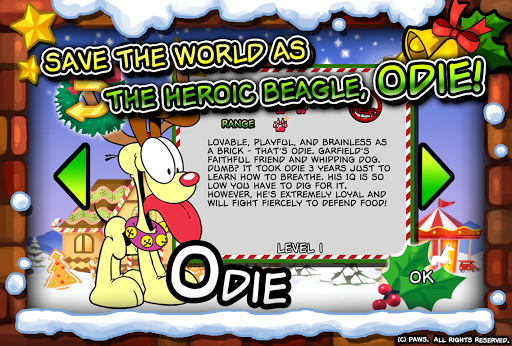 Garfield Saves The Holidays - عکس بازی موبایلی اندروید