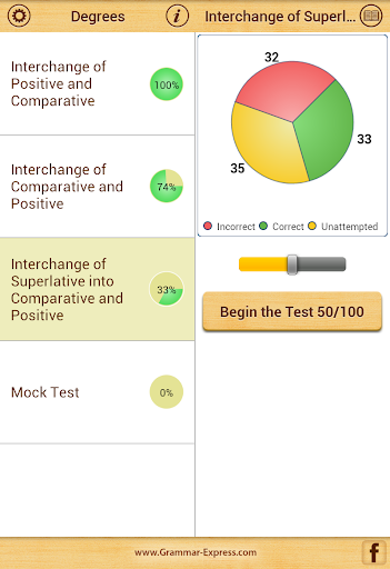 Grammar Express : Degrees Lite - عکس برنامه موبایلی اندروید