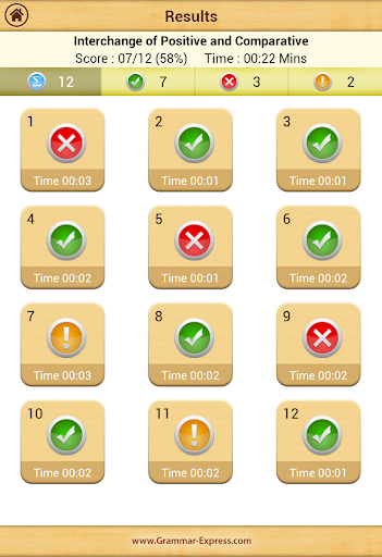 Grammar Express : Degrees Lite - عکس برنامه موبایلی اندروید