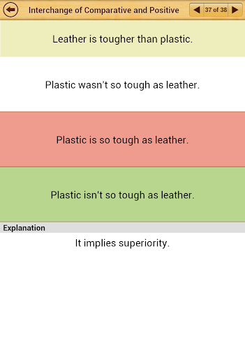 Grammar Express : Degrees Lite - عکس برنامه موبایلی اندروید
