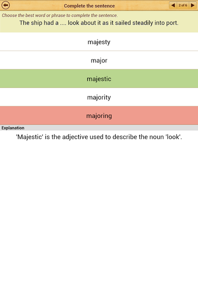 11+ English Practice Papers LE - Image screenshot of android app