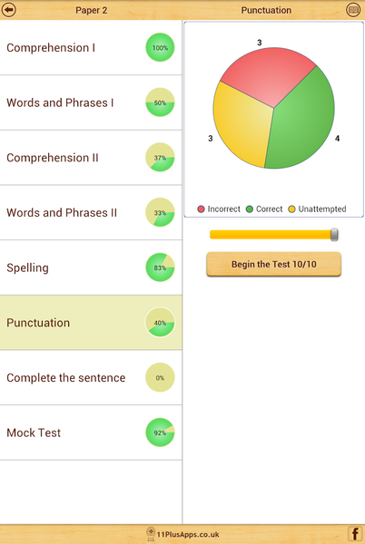 11+ English Practice Papers LE - Image screenshot of android app