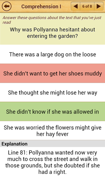 11+ English Practice Papers LE - Image screenshot of android app