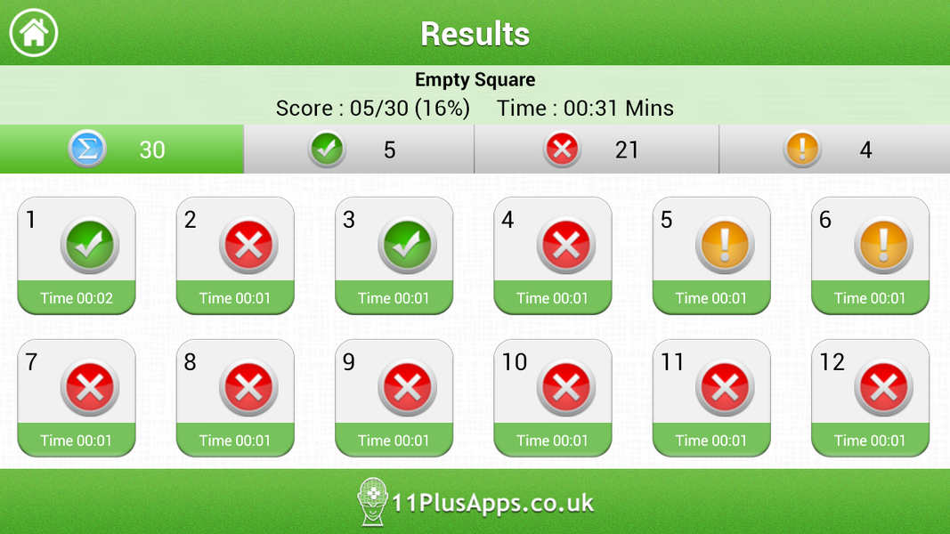 11+ Non-verbal Reasoning Lite - Image screenshot of android app