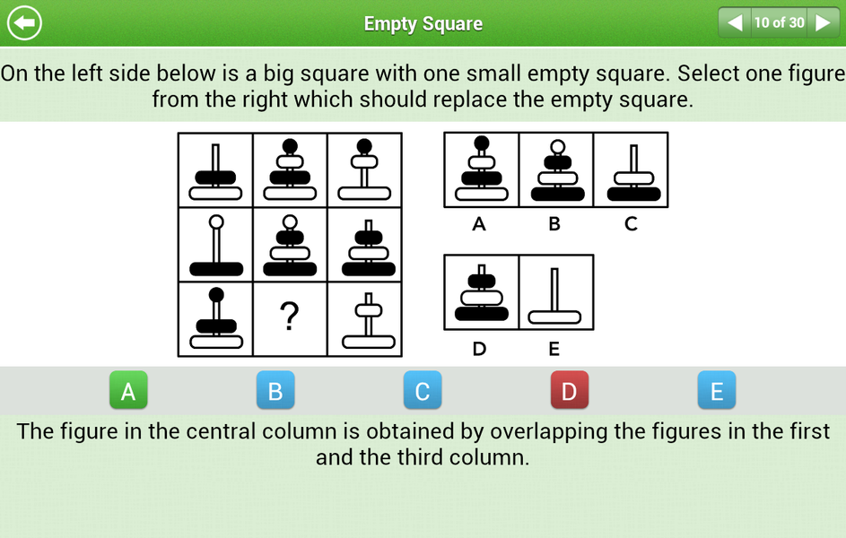 11+ Non-verbal Reasoning Lite - Image screenshot of android app
