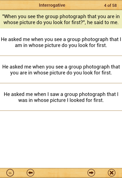 Grammar : Reported Speech Lite - عکس برنامه موبایلی اندروید
