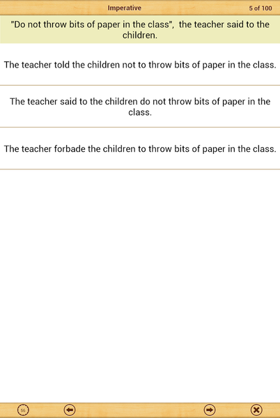 Grammar : Reported Speech Lite - عکس برنامه موبایلی اندروید