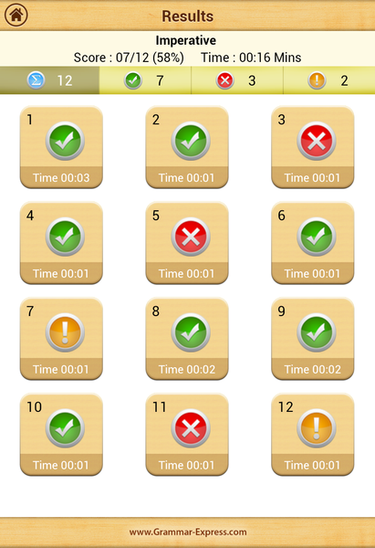 Grammar : Reported Speech Lite - عکس برنامه موبایلی اندروید