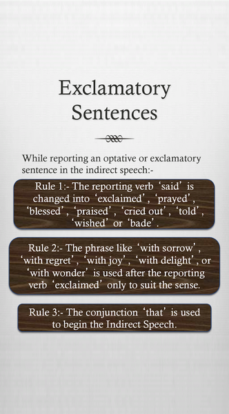 Grammar : Reported Speech Lite - عکس برنامه موبایلی اندروید