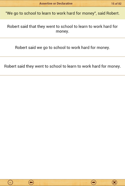 Grammar : Reported Speech Lite - عکس برنامه موبایلی اندروید