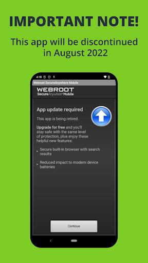 Webroot Mobile Security & AV - عکس برنامه موبایلی اندروید