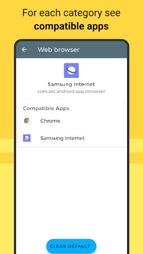 Default App Manager Lite - Image screenshot of android app