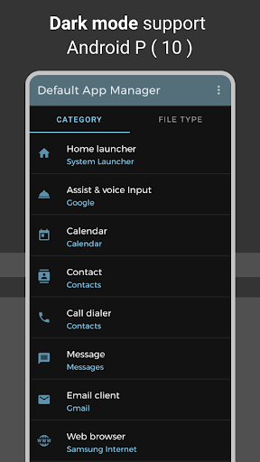Default App Manager Lite - Image screenshot of android app