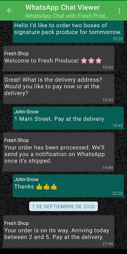 Chat Viewer for Whatsapp - Image screenshot of android app