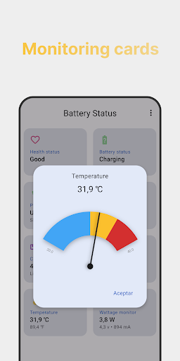 Ampere Battery Info - عکس برنامه موبایلی اندروید