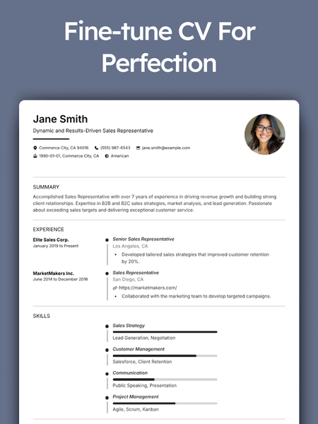 Resume Builder, CV Maker • AI - عکس برنامه موبایلی اندروید