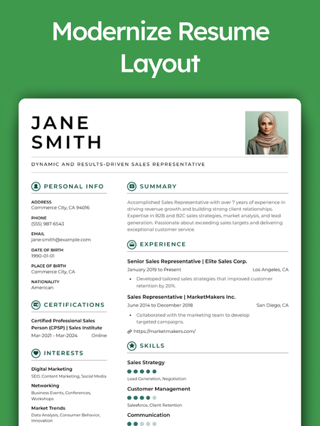 Resume Builder, CV Maker • AI - عکس برنامه موبایلی اندروید