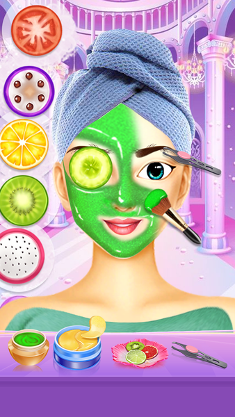 Dress Up Girls Makeup Game - Gameplay image of android game