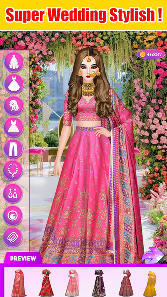 Wedding Girl Makeup & Dress Up - عکس بازی موبایلی اندروید