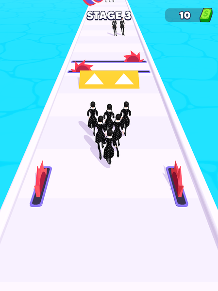 Wednesday Run 3D Game - Gameplay image of android game