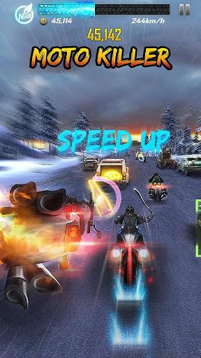 Death Moto 5 :   Racing Game - Gameplay image of android game