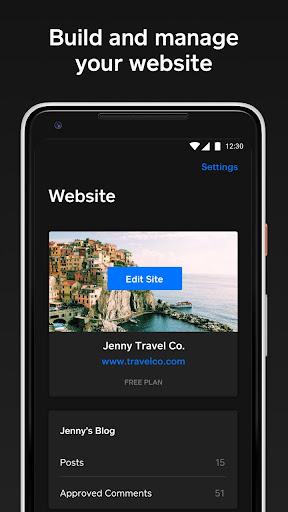 Weebly by Square - Image screenshot of android app