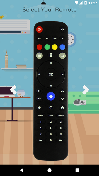 Remote For Jadoo TV-Box/Kodi - Image screenshot of android app