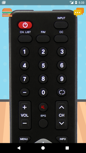 Remote Control For Daewoo TV - Image screenshot of android app