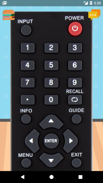 Remote Control For Dynex TV - Image screenshot of android app