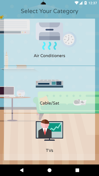 Universal Remote Control - عکس برنامه موبایلی اندروید