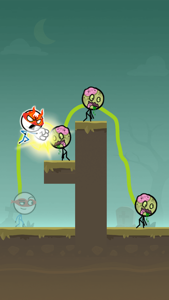 Attack Draw Line - Gameplay image of android game