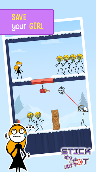 Stick Shot - Gameplay image of android game