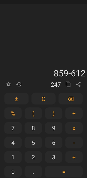 OneTap Easy Calculator - عکس برنامه موبایلی اندروید