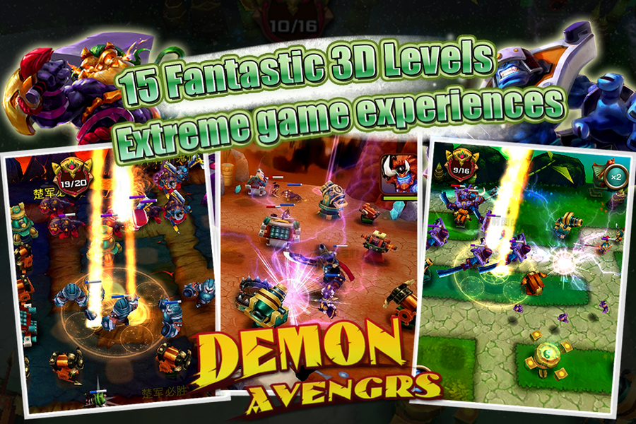 DemonAvengers-TD - عکس بازی موبایلی اندروید