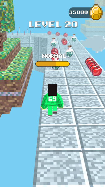 Craft Hero Run 3D - Gameplay image of android game