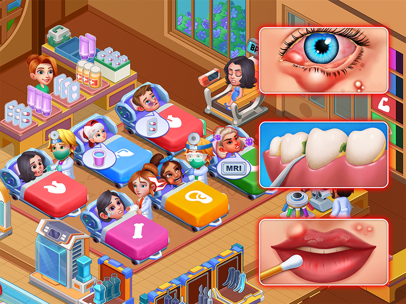 Happy Doctor: Hospital Games - عکس برنامه موبایلی اندروید
