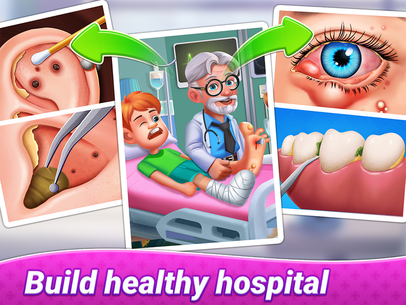 Happy Doctor: Hospital Games - عکس برنامه موبایلی اندروید