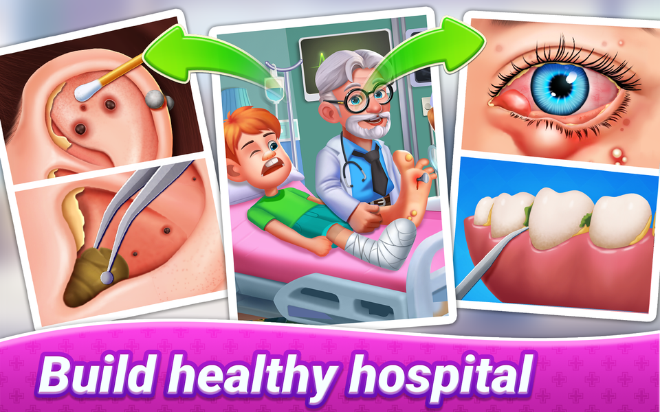 Happy Doctor: Hospital Games - عکس برنامه موبایلی اندروید