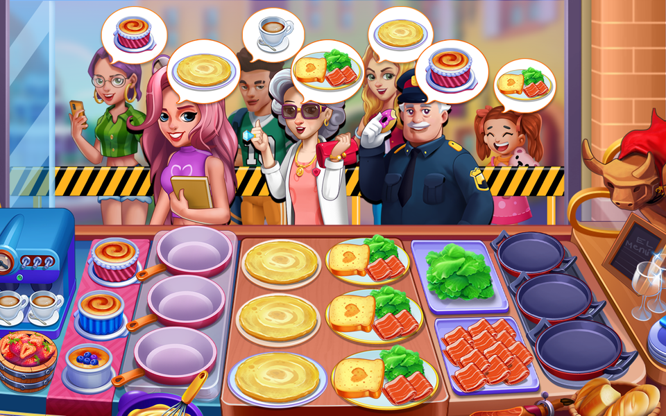 Food City: Cooking Food Games - عکس بازی موبایلی اندروید