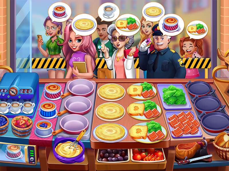 Food City: Cooking Food Games - عکس بازی موبایلی اندروید